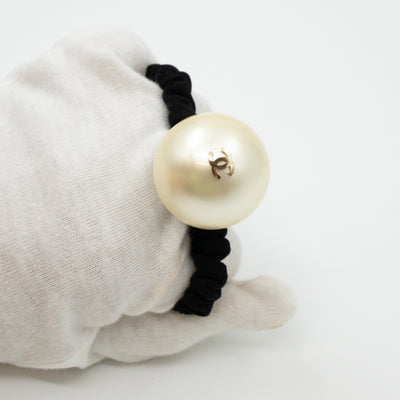 Faux Pearl Hair Scrunchie