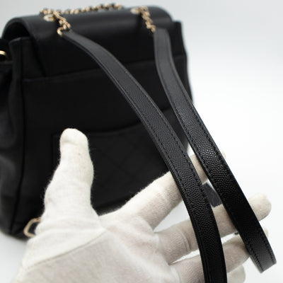 Business Affinity Backpack Small Black Caviar