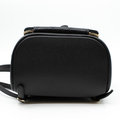 Business Affinity Backpack Small Black Caviar
