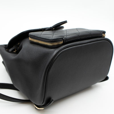Business Affinity Backpack Small Black Caviar