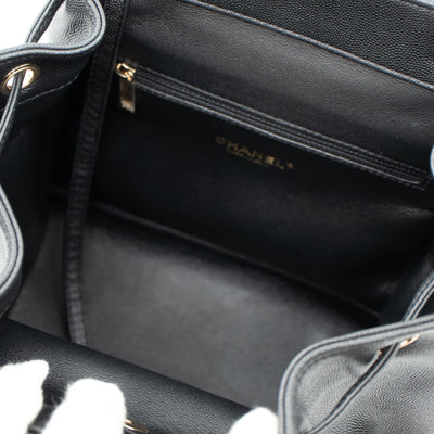 Business Affinity Backpack Small Black Caviar