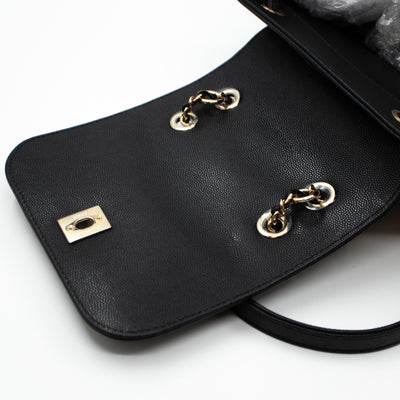 Business Affinity Backpack Small Black Caviar