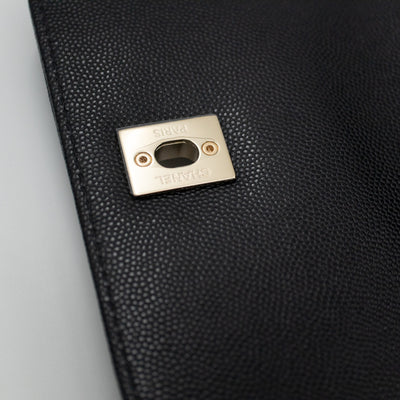 Business Affinity Backpack Small Black Caviar