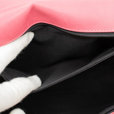 Boy Flap Bag Large Pink Leather
