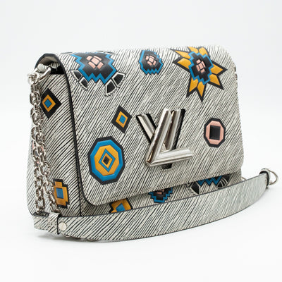 Twist MM Azteque White Epi Leather
