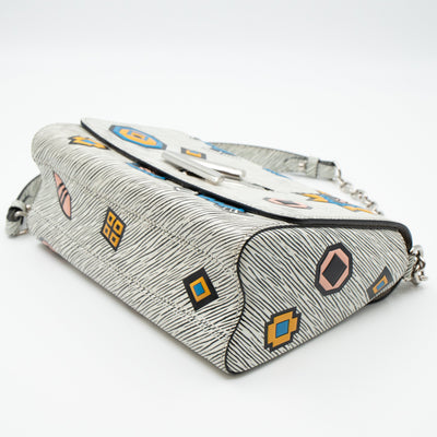 Twist MM Azteque White Epi Leather