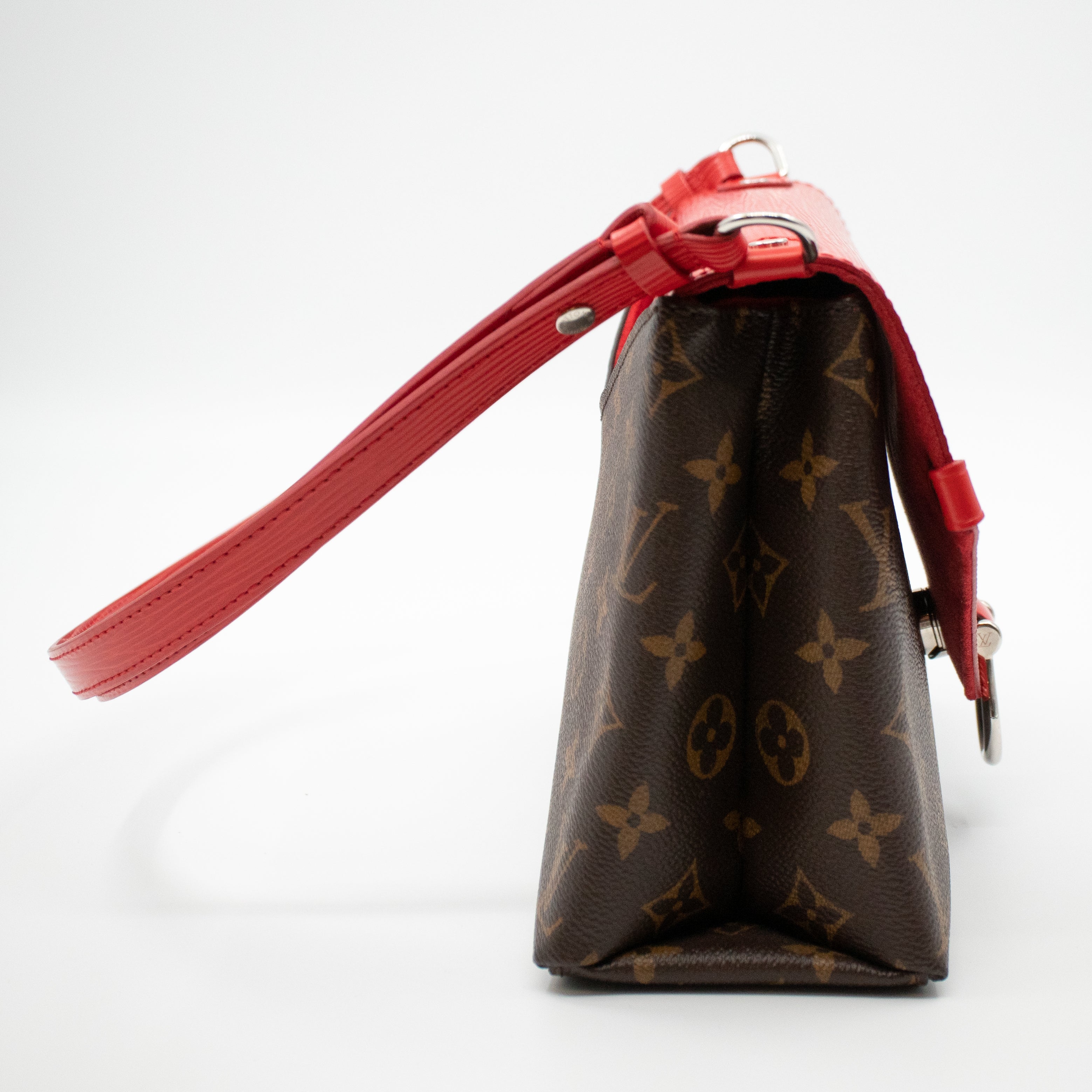 Saint Michel Monogram Epi Red