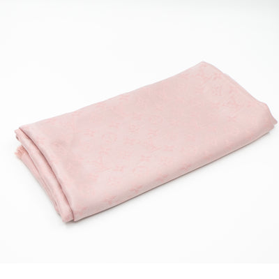Monogram Shine Shawl Rose Velours