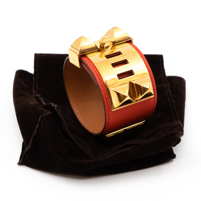 Collier de Chien Gold & Orange Bracelet