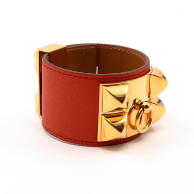 Collier de Chien Gold & Orange Bracelet