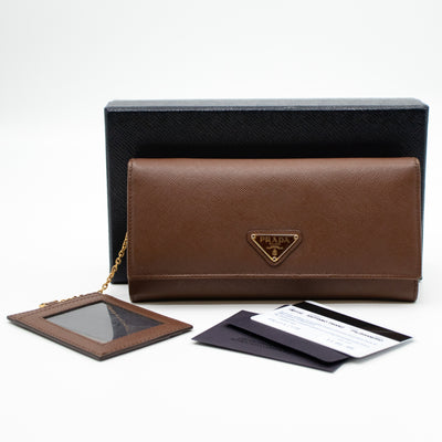 Long Wallet Palissandro Saffiano