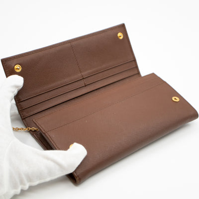 Long Wallet Palissandro Saffiano