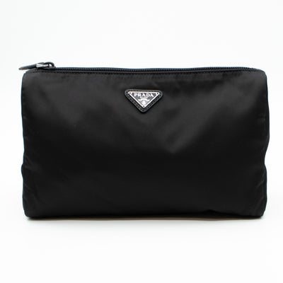 Toiletry Pouch Black Nylon