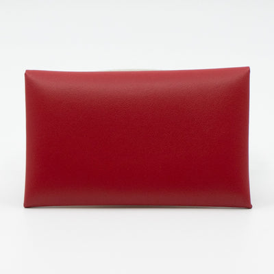 Envelope Wallet with Card Holder Red Leather