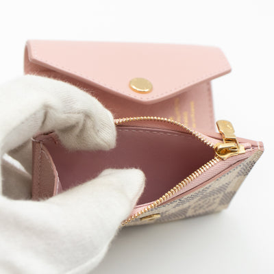 Zoe Wallet Damier Azur