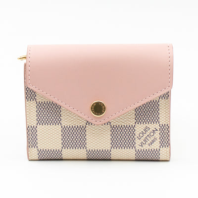 Zoe Wallet Damier Azur