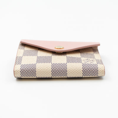 Zoe Wallet Damier Azur