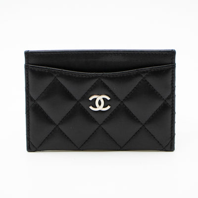 Classic Card Holder Black Leather