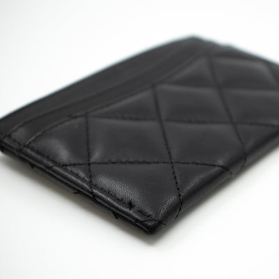 Classic Card Holder Black Leather