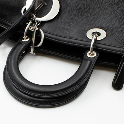 Granville Boston Bag Black Leather