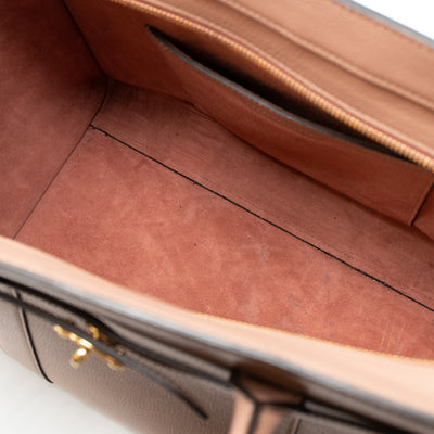 Large Zipped Bayswater Rosewater Leather