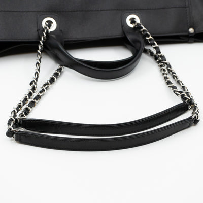 Deauville Medium Black Caviar Silver