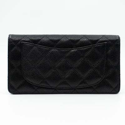 Classic Long Wallet Black Caviar
