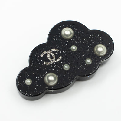 CC Space Brooch Black