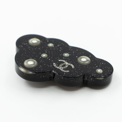 CC Space Brooch Black