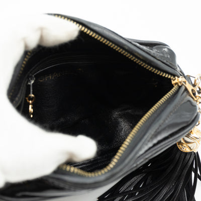 CC Camera Bag Black Patent Leather