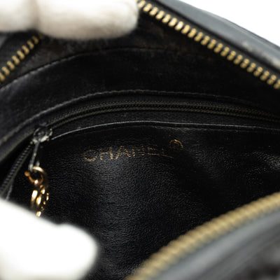 CC Camera Bag Black Patent Leather