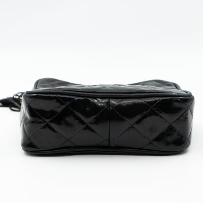 CC Camera Bag Black Patent Leather