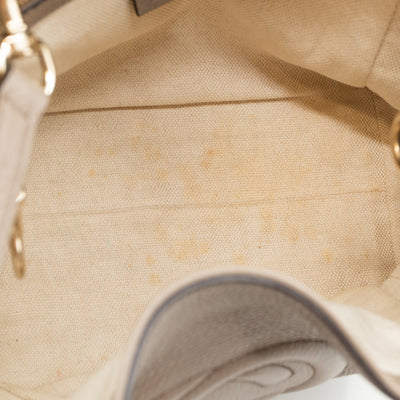 Soho Two Way Tote Grey Leather