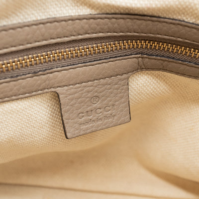 Soho Two Way Tote Grey Leather