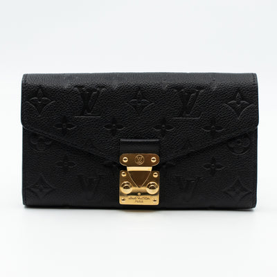 Metis Wallet Monogram Empreinte Black