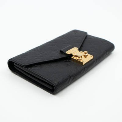 Metis Wallet Monogram Empreinte Black