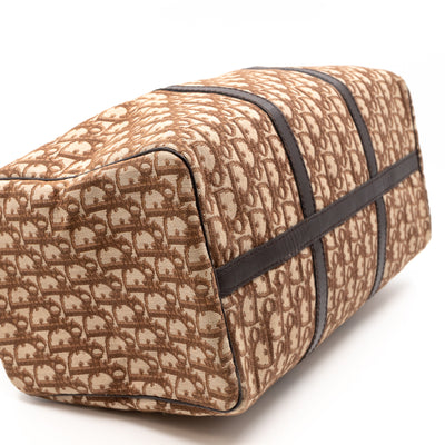 Trotter Duffle Bag Dior Oblique Brown