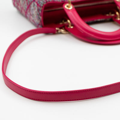 Lady Dior Medium Tweed Pink