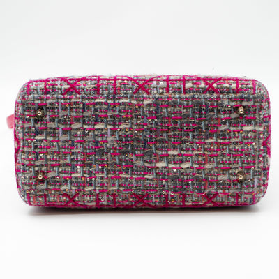Lady Dior Medium Tweed Pink