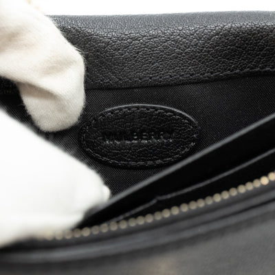 Bayswater Clutch Wallet Chain Black Leather