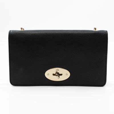 Bayswater Clutch Wallet Chain Black Leather