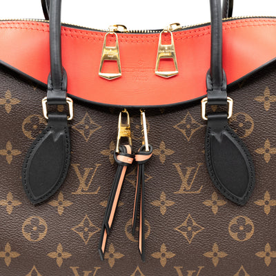 Tuileries Monogram Red Black