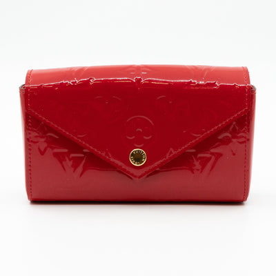 Lucie Pouch Vernis Cherry