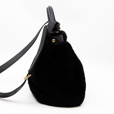 Peekaboo Medium Shearling Colorblock
