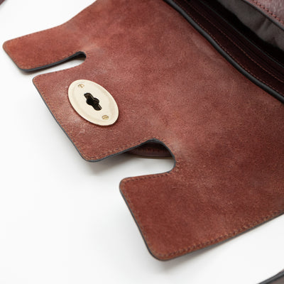 Small Bayswater Satchel Oxblood Leather
