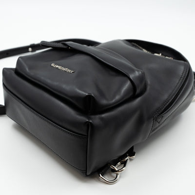 Nano Backpack Black Leather