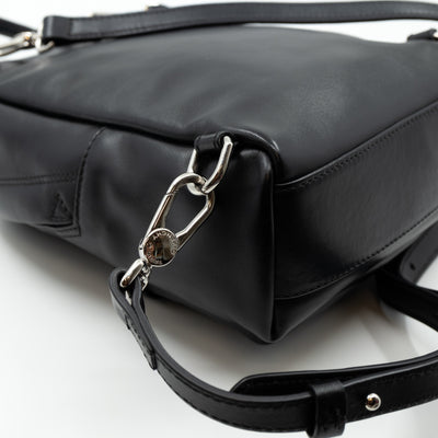 Nano Backpack Black Leather
