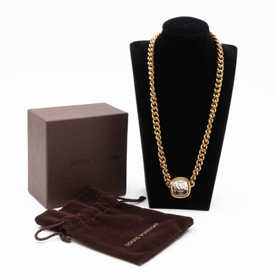 ID LV Necklace Gold