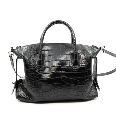 Soft Antigona Small Black Leather