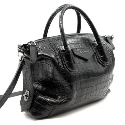 Soft Antigona Small Black Leather